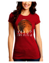 Planet Mars Text Juniors Petite Crew Dark T-Shirt-T-Shirts Juniors Tops-TooLoud-Red-Juniors Fitted Small-Davson Sales