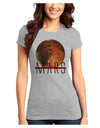 Planet Mars Text Juniors Petite T-Shirt-T-Shirts Juniors Tops-TooLoud-Ash-Gray-Juniors Fitted X-Small-Davson Sales