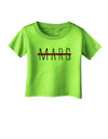 Planet Mars Text Only Infant T-Shirt-Infant T-Shirt-TooLoud-Lime-Green-06-Months-Davson Sales