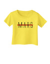 Planet Mars Text Only Infant T-Shirt-Infant T-Shirt-TooLoud-Yellow-06-Months-Davson Sales