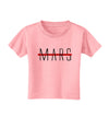 Planet Mars Text Only Toddler T-Shirt-Toddler T-Shirt-TooLoud-Candy-Pink-2T-Davson Sales