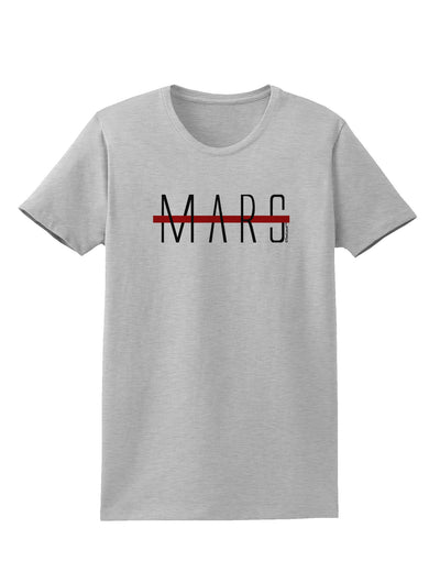 Planet Mars Text Only Womens T-Shirt-Womens T-Shirt-TooLoud-AshGray-X-Small-Davson Sales