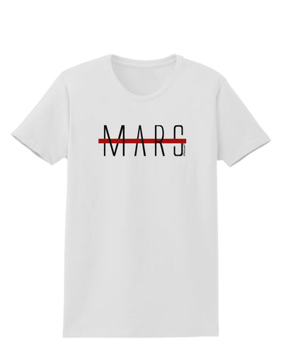 Planet Mars Text Only Womens T-Shirt-Womens T-Shirt-TooLoud-White-X-Small-Davson Sales