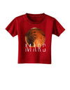 Planet Mars Text Toddler T-Shirt Dark-Toddler T-Shirt-TooLoud-Red-2T-Davson Sales