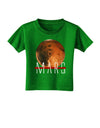 Planet Mars Text Toddler T-Shirt Dark-Toddler T-Shirt-TooLoud-Clover-Green-2T-Davson Sales