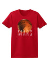 Planet Mars Text Womens Dark T-Shirt-TooLoud-Red-X-Small-Davson Sales