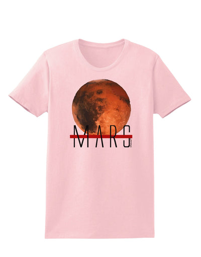 Planet Mars Text Womens T-Shirt-Womens T-Shirt-TooLoud-PalePink-X-Small-Davson Sales