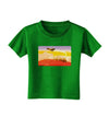 Planet Mars Watercolor Toddler T-Shirt Dark-Toddler T-Shirt-TooLoud-Clover-Green-2T-Davson Sales