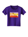 Planet Mars Watercolor Toddler T-Shirt Dark-Toddler T-Shirt-TooLoud-Purple-2T-Davson Sales