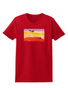 Planet Mars Watercolor Womens Dark T-Shirt-TooLoud-Red-X-Small-Davson Sales