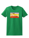 Planet Mars Watercolor Womens Dark T-Shirt-TooLoud-Kelly-Green-X-Small-Davson Sales
