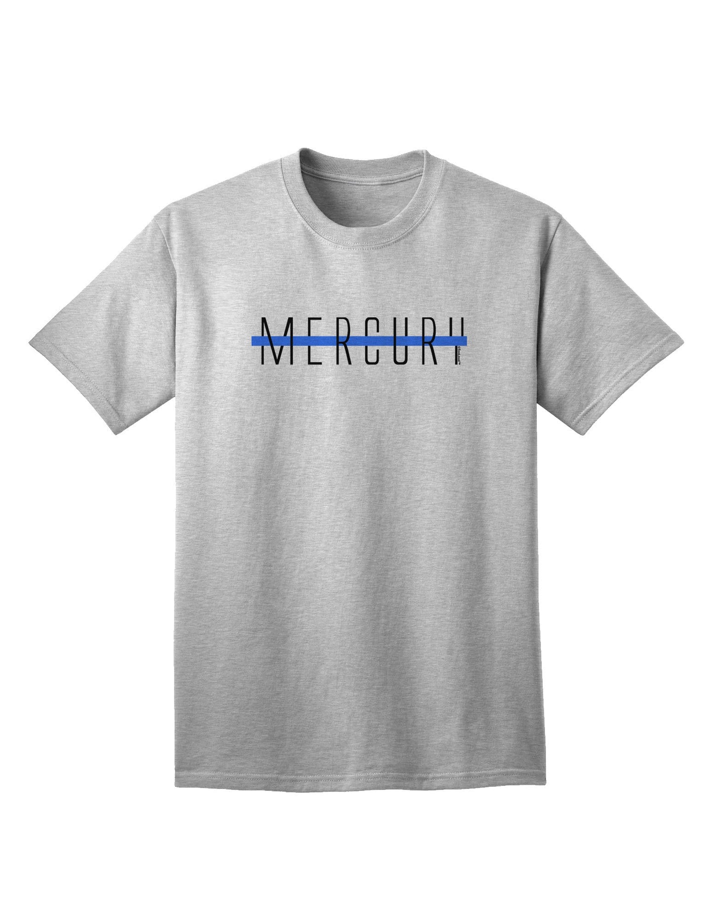Planet Mercury - Premium Text-Only Design for Adults T-Shirt Collection-Mens T-shirts-TooLoud-AshGray-Small-Davson Sales