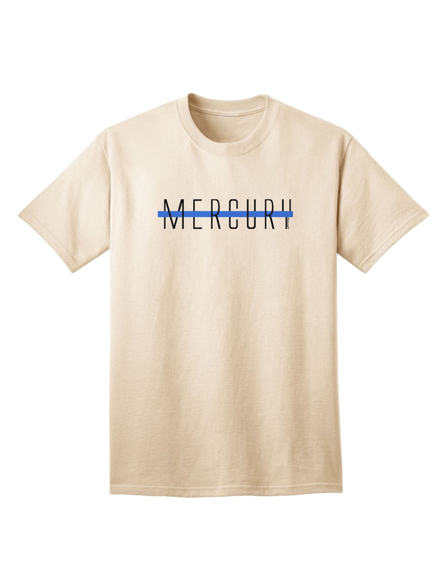 Planet Mercury - Premium Text-Only Design for Adults T-Shirt Collection-Mens T-shirts-TooLoud-Natural-Small-Davson Sales