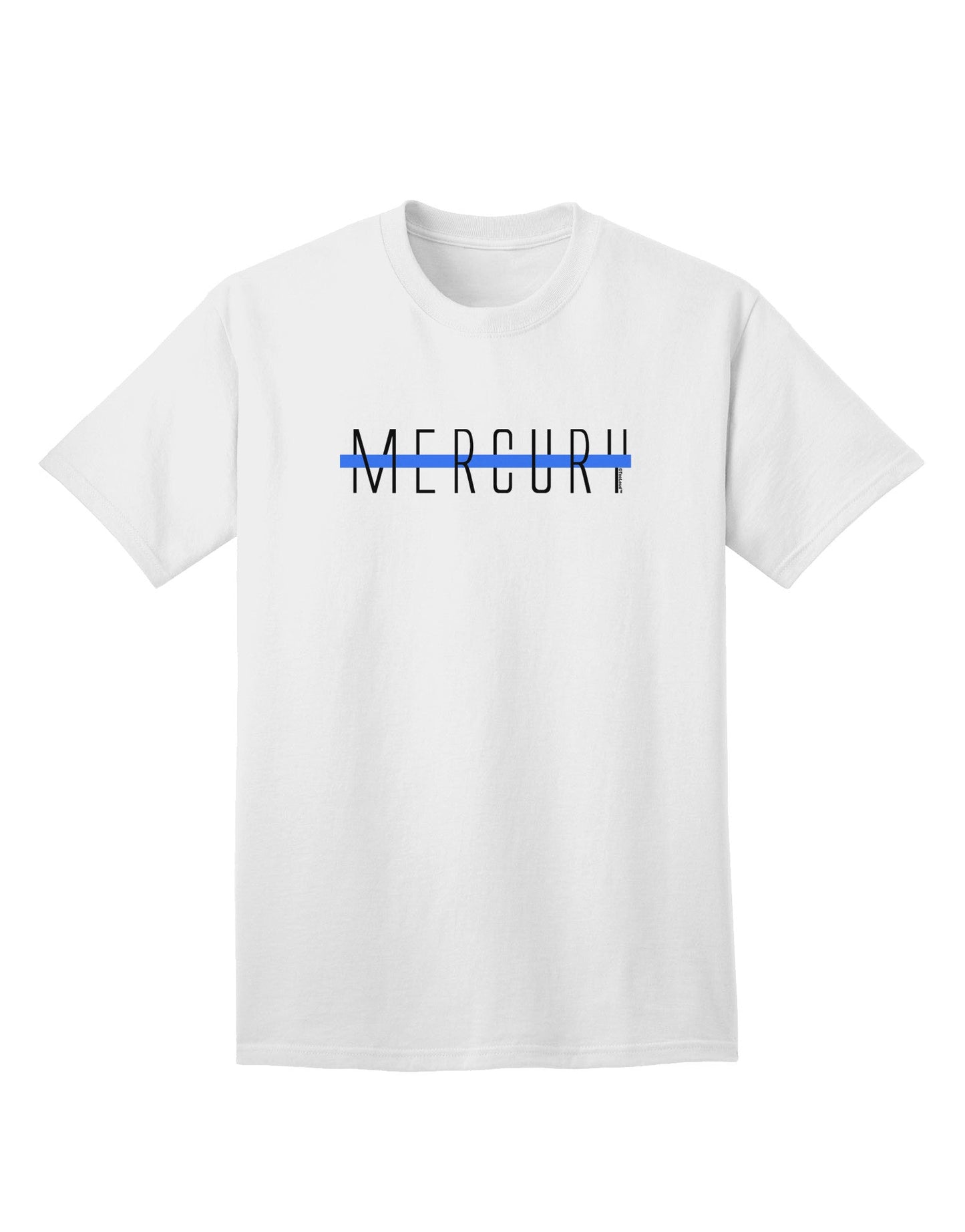 Planet Mercury - Premium Text-Only Design for Adults T-Shirt Collection-Mens T-shirts-TooLoud-White-Small-Davson Sales