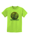 Planet Mercury Text Childrens T-Shirt-Childrens T-Shirt-TooLoud-Lime-Green-X-Small-Davson Sales