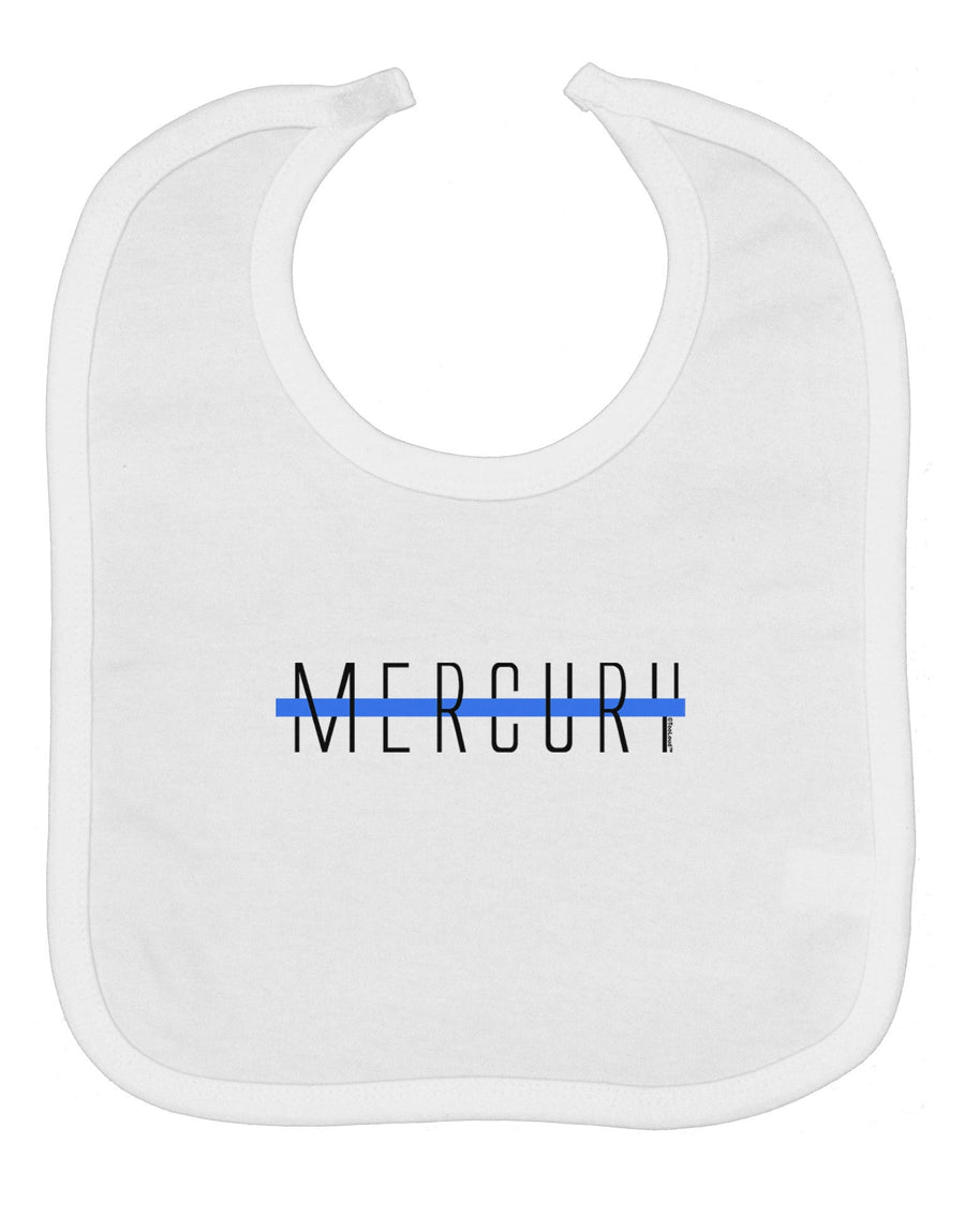 Planet Mercury Text Only Baby Bib