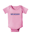 Planet Mercury Text Only Baby Romper Bodysuit-Baby Romper-TooLoud-Pink-06-Months-Davson Sales