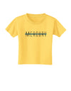 Planet Mercury Text Only Toddler T-Shirt-Toddler T-Shirt-TooLoud-Yellow-2T-Davson Sales