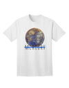 Planet Mercury Text - Premium Adult T-Shirt for Space Enthusiasts-Mens T-shirts-TooLoud-White-Small-Davson Sales