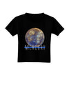 Planet Mercury Text Toddler T-Shirt Dark-Toddler T-Shirt-TooLoud-Black-2T-Davson Sales