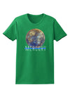 Planet Mercury Text Womens Dark T-Shirt-TooLoud-Kelly-Green-X-Small-Davson Sales