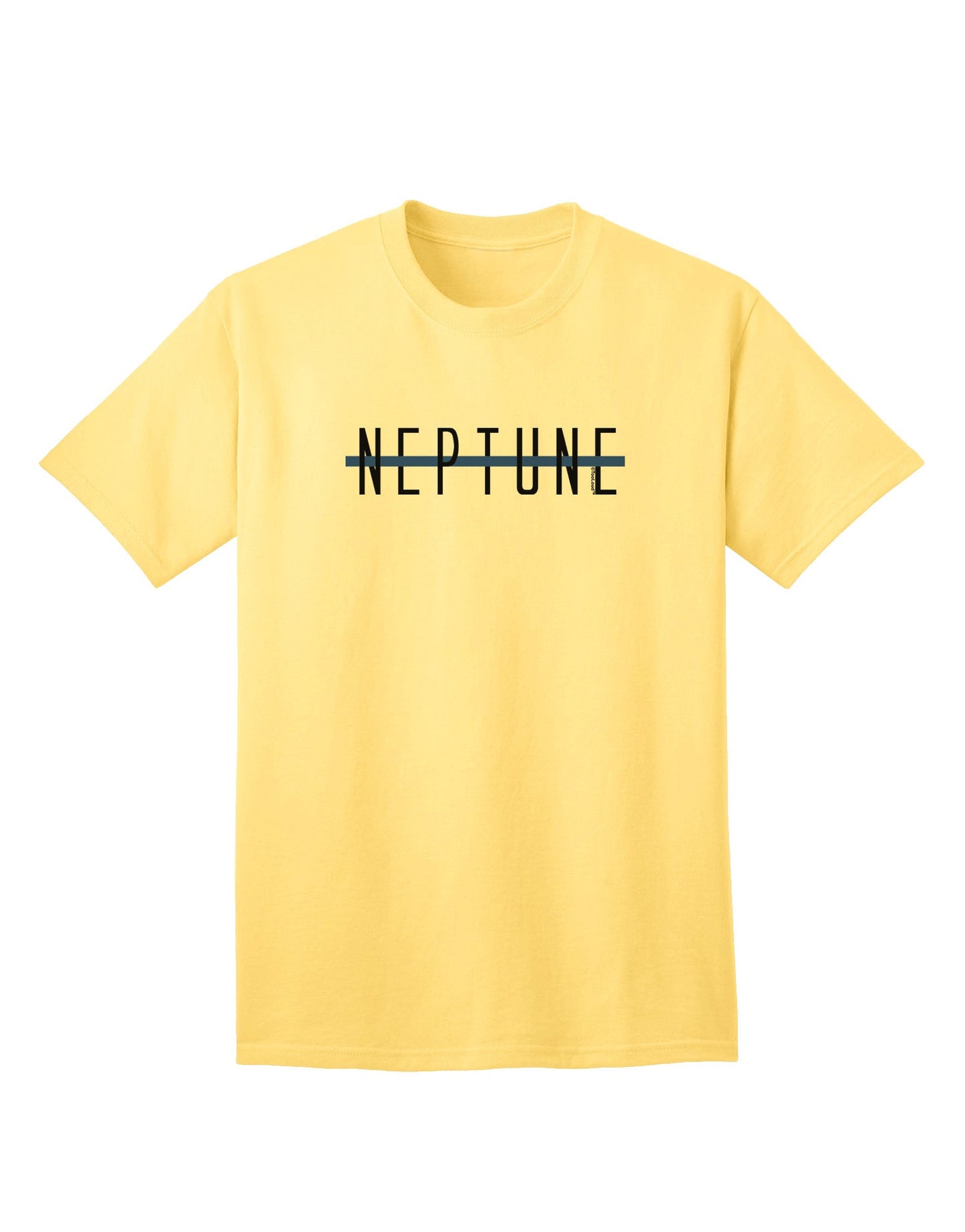 Planet Neptune - Premium Text-Only Design for Adults T-Shirt Collection-Mens T-shirts-TooLoud-Yellow-Small-Davson Sales