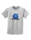 Planet Neptune Text Childrens T-Shirt-Childrens T-Shirt-TooLoud-AshGray-X-Small-Davson Sales