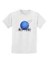 Planet Neptune Text Childrens T-Shirt-Childrens T-Shirt-TooLoud-White-X-Small-Davson Sales