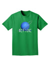 Planet Neptune Text Dark Adult Dark T-Shirt-Mens T-Shirt-TooLoud-Kelly-Green-Small-Davson Sales