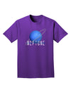 Planet Neptune Text Dark Adult Dark T-Shirt-Mens T-Shirt-TooLoud-Purple-Small-Davson Sales