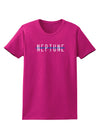 Planet Neptune Text Only Dark Womens Dark T-Shirt-TooLoud-Hot-Pink-Small-Davson Sales