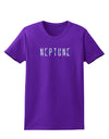 Planet Neptune Text Only Dark Womens Dark T-Shirt-TooLoud-Purple-X-Small-Davson Sales