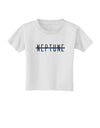 Planet Neptune Text Only Toddler T-Shirt-Toddler T-Shirt-TooLoud-White-2T-Davson Sales