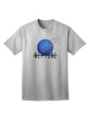 Planet Neptune Text - Premium Adult T-Shirt for Space Enthusiasts-Mens T-shirts-TooLoud-AshGray-Small-Davson Sales