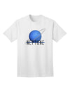 Planet Neptune Text - Premium Adult T-Shirt for Space Enthusiasts-Mens T-shirts-TooLoud-White-Small-Davson Sales