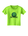 Planet Neptune Text Toddler T-Shirt-Toddler T-Shirt-TooLoud-Lime-Green-2T-Davson Sales