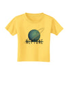 Planet Neptune Text Toddler T-Shirt-Toddler T-Shirt-TooLoud-Yellow-2T-Davson Sales