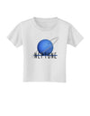 Planet Neptune Text Toddler T-Shirt-Toddler T-Shirt-TooLoud-White-2T-Davson Sales