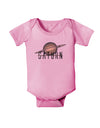 Planet Saturn Text Baby Romper Bodysuit-Baby Romper-TooLoud-Pink-06-Months-Davson Sales