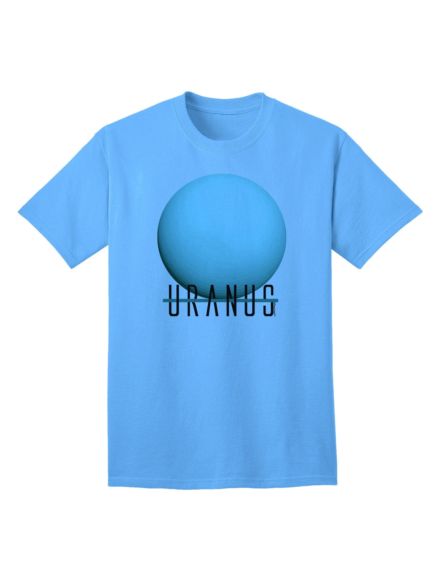 Planet Uranus - Premium Text Graphic Adult T-Shirt Collection-Mens T-shirts-TooLoud-Aquatic-Blue-Small-Davson Sales