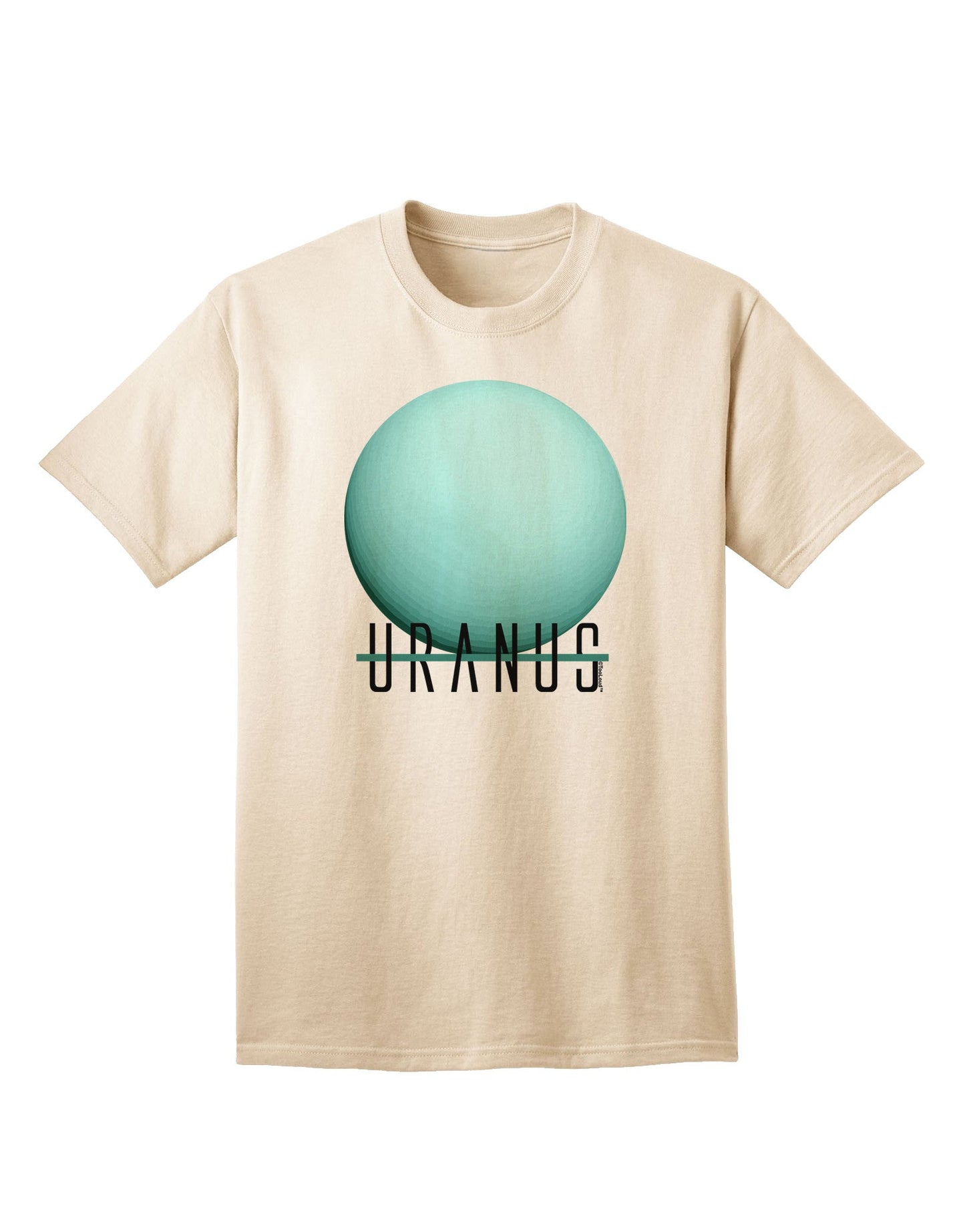 Planet Uranus - Premium Text Graphic Adult T-Shirt Collection-Mens T-shirts-TooLoud-Natural-Small-Davson Sales