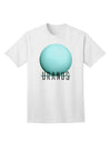 Planet Uranus - Premium Text Graphic Adult T-Shirt Collection-Mens T-shirts-TooLoud-White-Small-Davson Sales