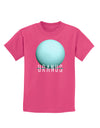 Planet Uranus Text Childrens Dark T-Shirt-Childrens T-Shirt-TooLoud-Sangria-X-Small-Davson Sales