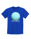 Planet Uranus Text Childrens Dark T-Shirt-Childrens T-Shirt-TooLoud-Royal-Blue-X-Small-Davson Sales
