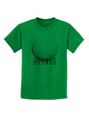 Planet Uranus Text Childrens T-Shirt-Childrens T-Shirt-TooLoud-Kelly-Green-X-Small-Davson Sales