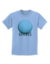 Planet Uranus Text Childrens T-Shirt-Childrens T-Shirt-TooLoud-Light-Blue-X-Small-Davson Sales