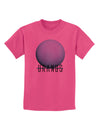 Planet Uranus Text Childrens T-Shirt-Childrens T-Shirt-TooLoud-Sangria-X-Small-Davson Sales