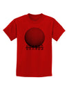 Planet Uranus Text Childrens T-Shirt-Childrens T-Shirt-TooLoud-Red-X-Small-Davson Sales