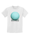 Planet Uranus Text Childrens T-Shirt-Childrens T-Shirt-TooLoud-White-X-Small-Davson Sales