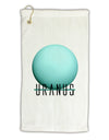 Planet Uranus Text Micro Terry Gromet Golf Towel 16 x 25 inch by TooLoud-Golf Towel-TooLoud-White-Davson Sales